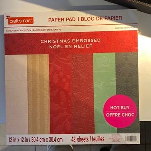 Paper pad Blic craft smart Christmas Embossed